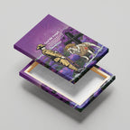 Australia Dog Heroes ANZAC Canvas Wall Art Remembering All Animals In War Purple Poppies