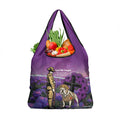 Australia Dog Heroes ANZAC Grocery Bag Remembering All Animals In War Purple Poppies