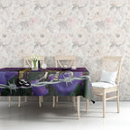 Australia Dog Heroes ANZAC Tablecloth Remembering All Animals In War Purple Poppies