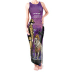 Australia Dog Heroes ANZAC Tank Maxi Dress Remembering All Animals In War Purple Poppies