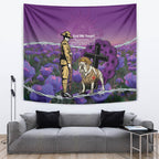 Australia Dog Heroes ANZAC Tapestry Remembering All Animals In War Purple Poppies