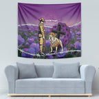 Australia Dog Heroes ANZAC Tapestry Remembering All Animals In War Purple Poppies