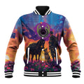 Australia Animals ANZAC Baseball Jacket Dog And Horse Heroes Also Served