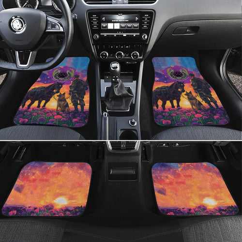 Australia Animals ANZAC Car Mats Dog And Horse Heroes Also Served