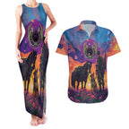 Australia Animals ANZAC Couples Matching Tank Maxi Dress and Hawaiian Shirt Dog And Horse Heroes Also Served