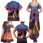 Australia Animals ANZAC Family Matching Summer Maxi Dress and Hawaiian Shirt Dog And Horse Heroes Also Served