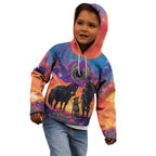 Australia Animals ANZAC Kid Hoodie Dog And Horse Heroes Also Served
