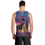 Australia Animals ANZAC Men Tank Top Dog And Horse Heroes Also Served