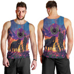 Australia Animals ANZAC Men Tank Top Dog And Horse Heroes Also Served