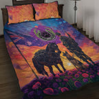 Australia Animals ANZAC Quilt Bed Set Dog And Horse Heroes Also Served
