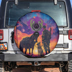 Australia Animals ANZAC Spare Tire Cover Dog And Horse Heroes Also Served