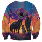Australia Animals ANZAC Sweatshirt Dog And Horse Heroes Also Served