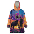 Australia Animals ANZAC Wearable Blanket Hoodie Dog And Horse Heroes Also Served