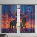 Australia Animals ANZAC Window Curtain Dog And Horse Heroes Also Served