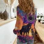 Australia Animals ANZAC Women Casual Shirt Dog And Horse Heroes Also Served