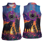 Australia Animals ANZAC Women Sleeveless Polo Shirt Dog And Horse Heroes Also Served