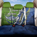 Personalised Cowboys And Raiders Rugby Back Car Seat Cover Sporty Version