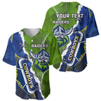 Personalised Cowboys And Raiders Rugby Baseball Jersey Sporty Version