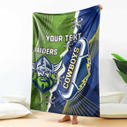 Personalised Cowboys And Raiders Rugby Blanket Sporty Version