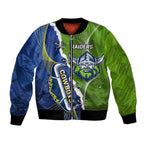 Personalised Cowboys And Raiders Rugby Bomber Jacket Sporty Version