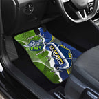 Personalised Cowboys And Raiders Rugby Car Mats Sporty Version