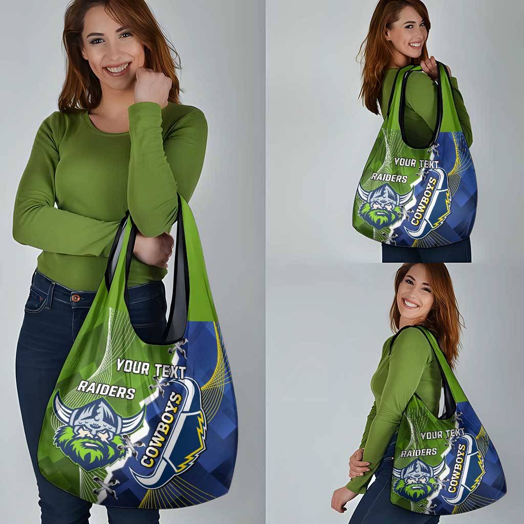 Cowboys And Raiders Rugby Grocery Bag Sporty Version