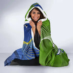 Personalised Cowboys And Raiders Rugby Hooded Blanket Sporty Version