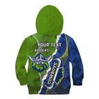 Personalised Cowboys And Raiders Rugby Kid Hoodie Sporty Version