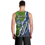 Personalised Cowboys And Raiders Rugby Men Tank Top Sporty Version