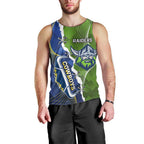 Personalised Cowboys And Raiders Rugby Men Tank Top Sporty Version