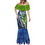Personalised Cowboys And Raiders Rugby Mermaid Dress Sporty Version