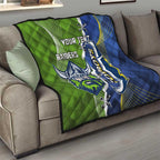 Personalised Cowboys And Raiders Rugby Quilt Sporty Version
