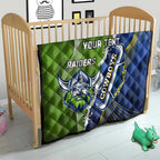 Personalised Cowboys And Raiders Rugby Quilt Sporty Version
