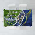 Personalised Cowboys And Raiders Rugby Tablecloth Sporty Version
