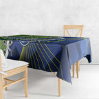 Personalised Cowboys And Raiders Rugby Tablecloth Sporty Version
