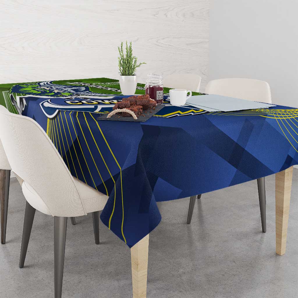 Personalised Cowboys And Raiders Rugby Tablecloth Sporty Version