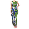 Personalised Cowboys And Raiders Rugby Tank Maxi Dress Sporty Version