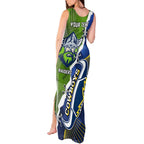Personalised Cowboys And Raiders Rugby Tank Maxi Dress Sporty Version