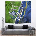 Personalised Cowboys And Raiders Rugby Tapestry Sporty Version