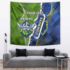 Personalised Cowboys And Raiders Rugby Tapestry Sporty Version