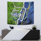 Personalised Cowboys And Raiders Rugby Tapestry Sporty Version