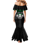 Personalised Aotearoa Rugby Family Matching Mermaid Dress and Hawaiian Shirt New Zealand Maori Kete Matauranga Pattern