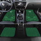 Custom Aotearoa Rugby Car Mats New Zealand Maori Kete Poutama Pattern