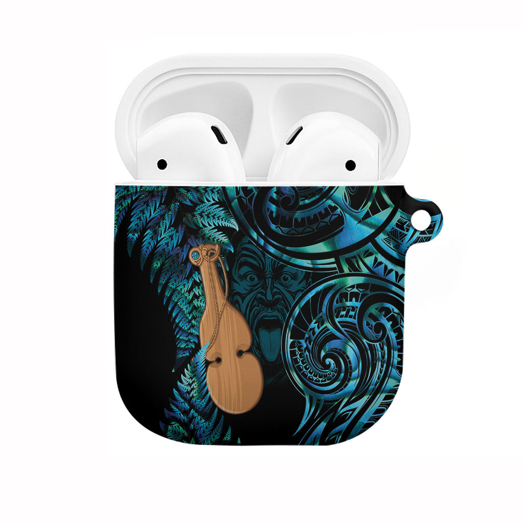 Kotiate New Zealand AirPods Case Maori Weapon Paua Shell Haka Fern