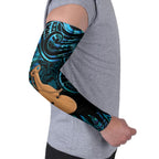 Kotiate New Zealand Arm Sleeves Maori Weapon Paua Shell Haka Fern