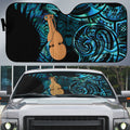 Kotiate New Zealand Auto Sun Shade Maori Weapon Paua Shell Haka Fern