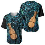 Kotiate New Zealand Baseball Jersey Maori Weapon Paua Shell Haka Fern