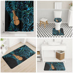 Kotiate New Zealand Bathroom Set Maori Weapon Paua Shell Haka Fern