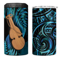Kotiate New Zealand 4 in 1 Can Cooler Tumbler Maori Weapon Paua Shell Haka Fern