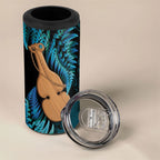 Kotiate New Zealand 4 in 1 Can Cooler Tumbler Maori Weapon Paua Shell Haka Fern
